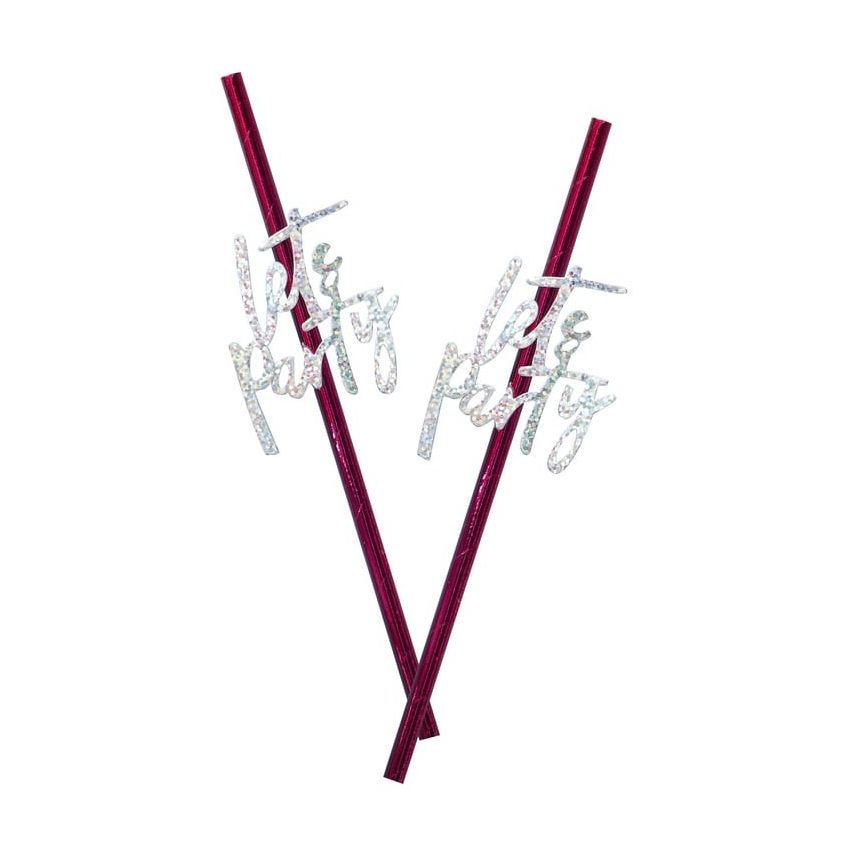 Ginger Ray - Strohhalme Good Vibes Lets Party