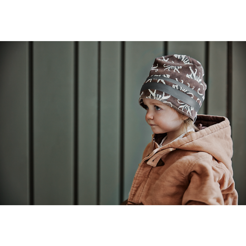 Elodie - Winter Beanie White Tiger