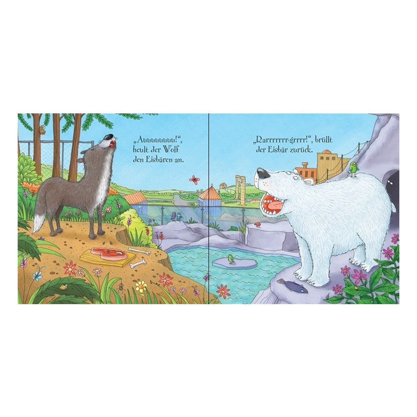 Usborne Verlag - Hörst du das? Die Tiere im Zoo