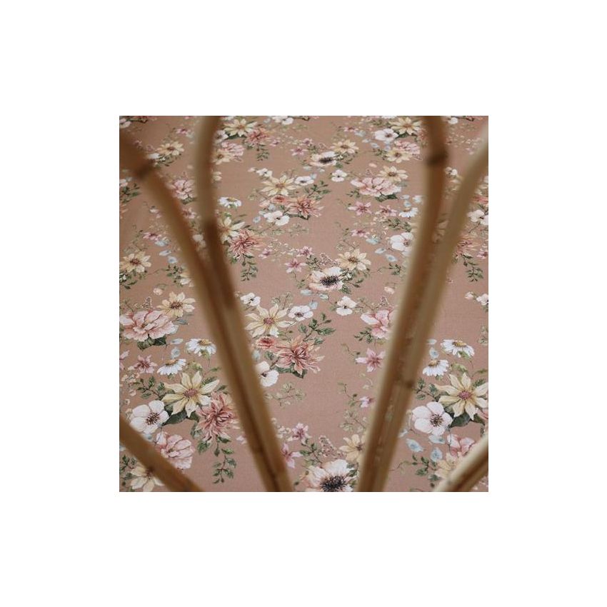 Samiboo - Spanntuch für Wiege / Moseskorb / Kinderwagen Carmel Vintage