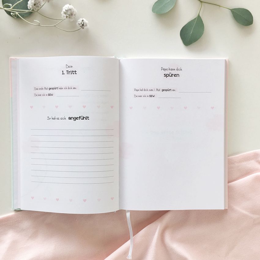 mintkind - Schwangerschaftstagebuch Hardcover