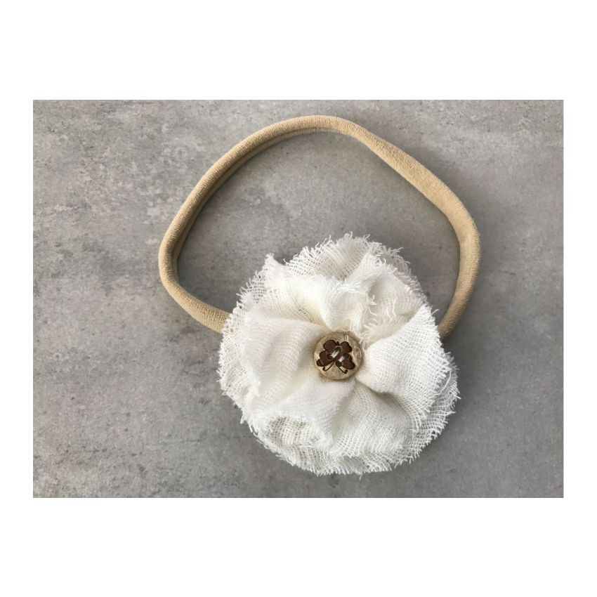 Maylily - Haarband rustikal Rose Cream