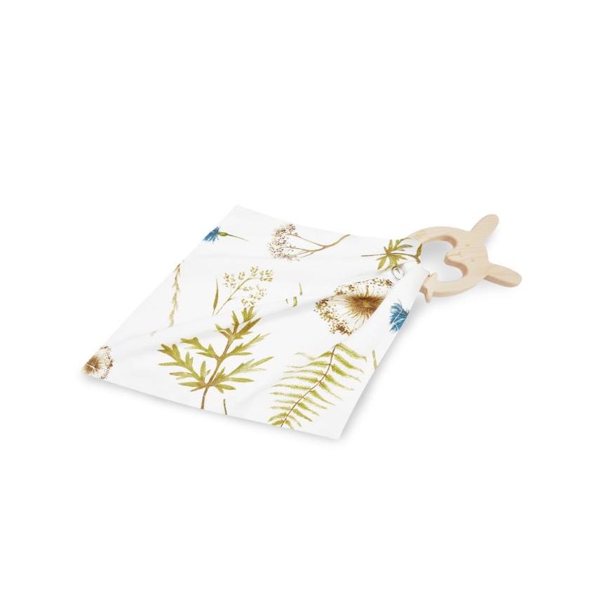 Qbana Mama - Kuscheltuch Herbal Holzbunny