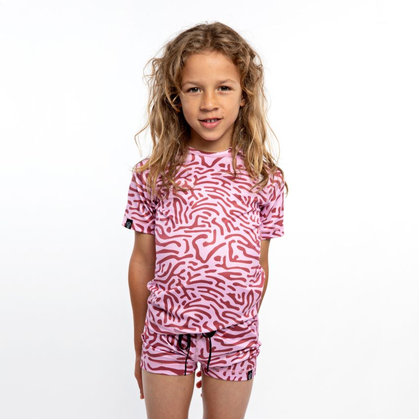 Beach & Bandits - UV Badeshirt Coral Floral