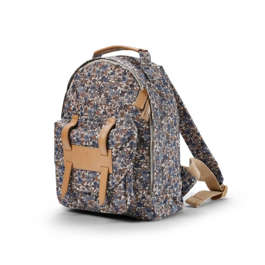 Elodie - Backpack Mini Blue Garden