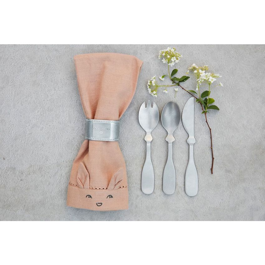 Elodie - Besteckset Antique Silber matt