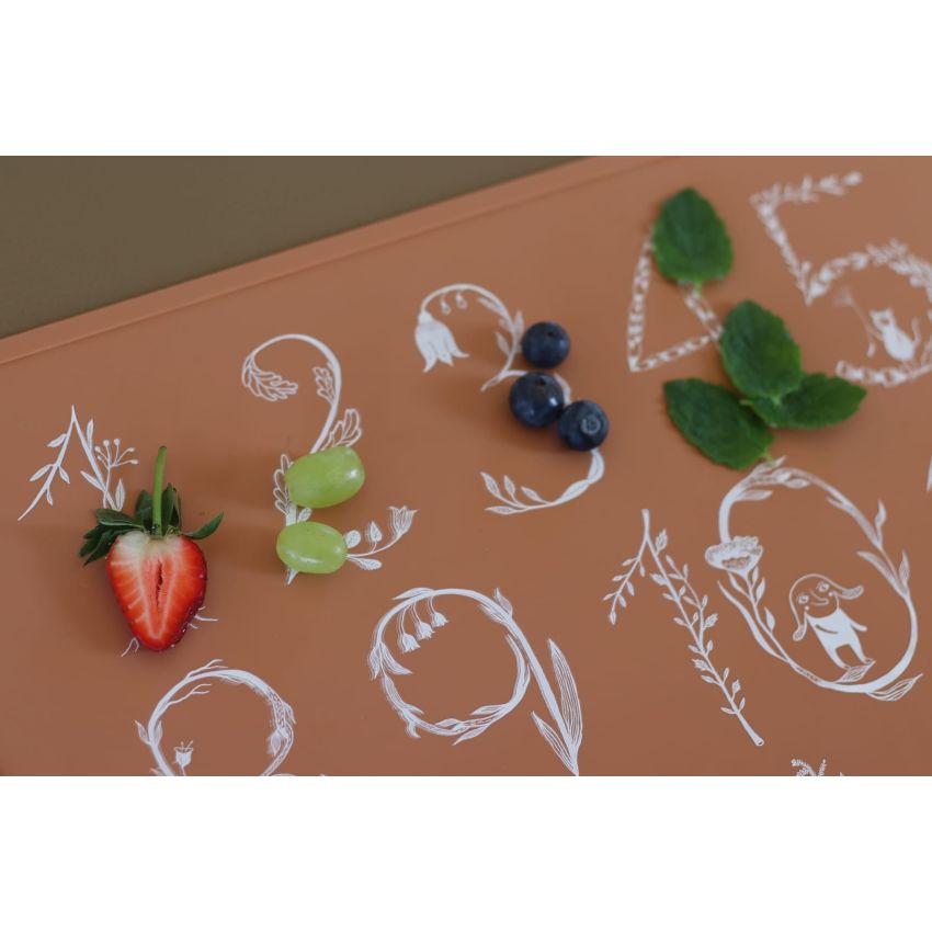 Lille Vilde - Tischset / Malunterlage Numbers Kakao