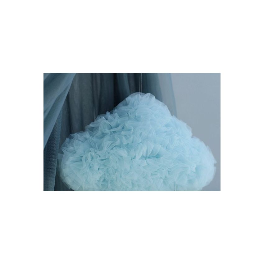 Solo un Sogno - Mobile Traumwolke hellblau mit Sternen