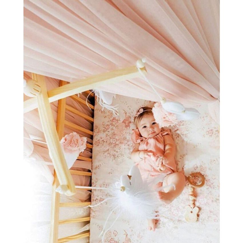 Poppet and Wildflower - Schwan Blush & White