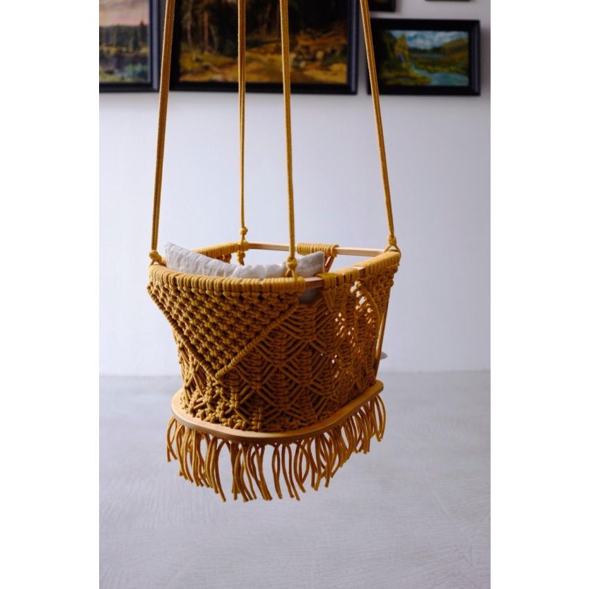 m.o.s.s.o.m - Boho Schaukel Mustard