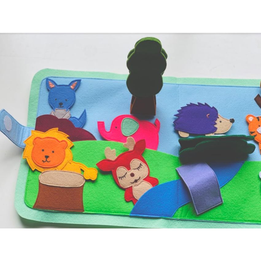 Jolly Designs - Mein erstes mini Quit Buch Im Wald