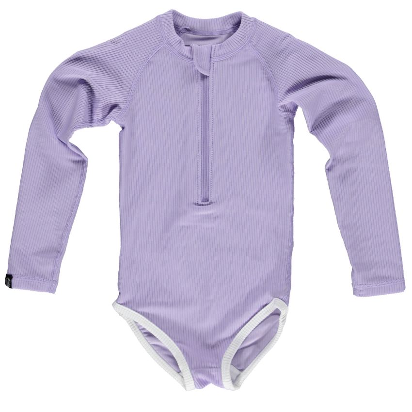 Beach & Bandits - UV Badeanzug Ribbed Lavender