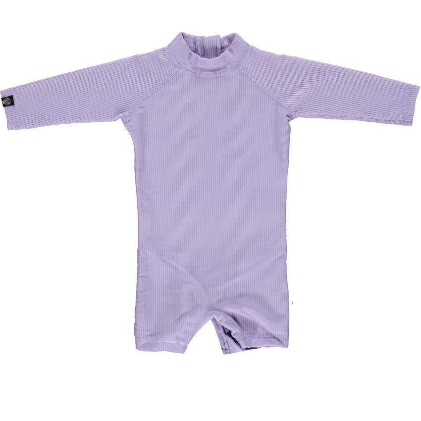Beach & Bandits - UV Badeoverall Baby Ribbed Lavender