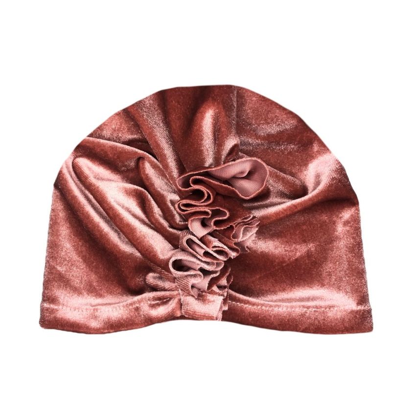ArchNOllie - Turban Samt Dark Peach