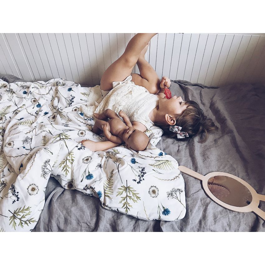 Qbana Mama - Bettdeckenset mit Kissen gefüttert 