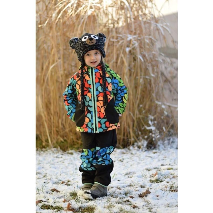 Green Baby - Softshell Hosen Happy Leaves