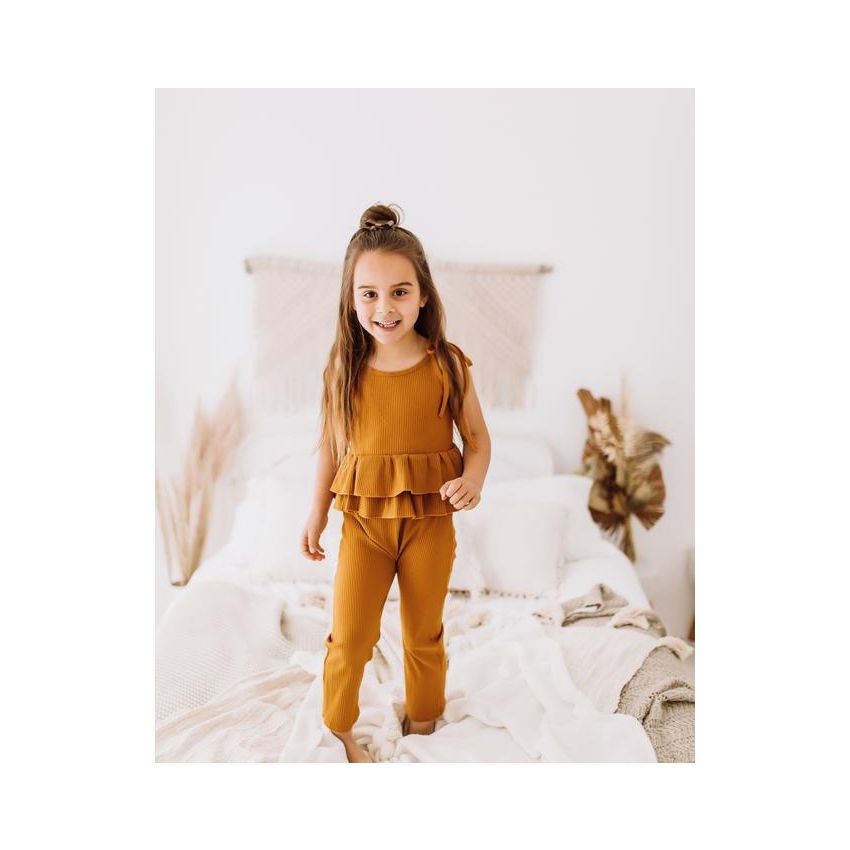 Dusty Daisy - Overall Ripped Caramel