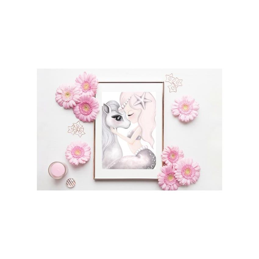 Isla Dream Prints - Poster Cotton & Coral pink