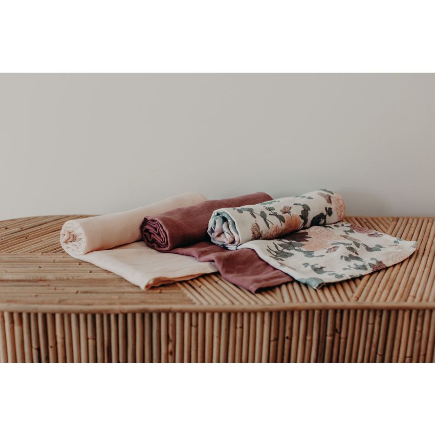 Frankie Lane - Muslin Swaddle Set Love Story