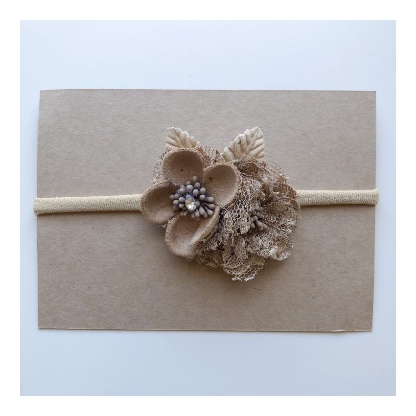 Lunas Treasure - Earth Rose Stirnband braun