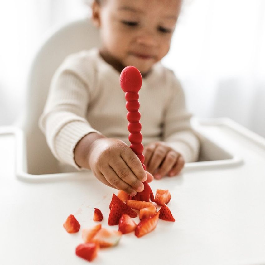 Ryan & Rose - Cutie Tensils Babybesteck Hellgrau