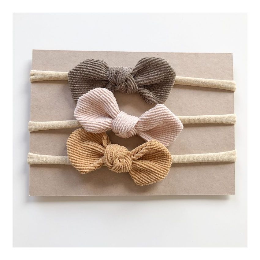 Lunas Treasure - Stirnband 3er Set Erdfarben