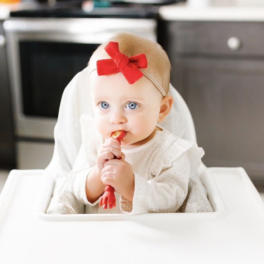 Ryan & Rose - Cutie Tensils Babybesteck Hellgrau