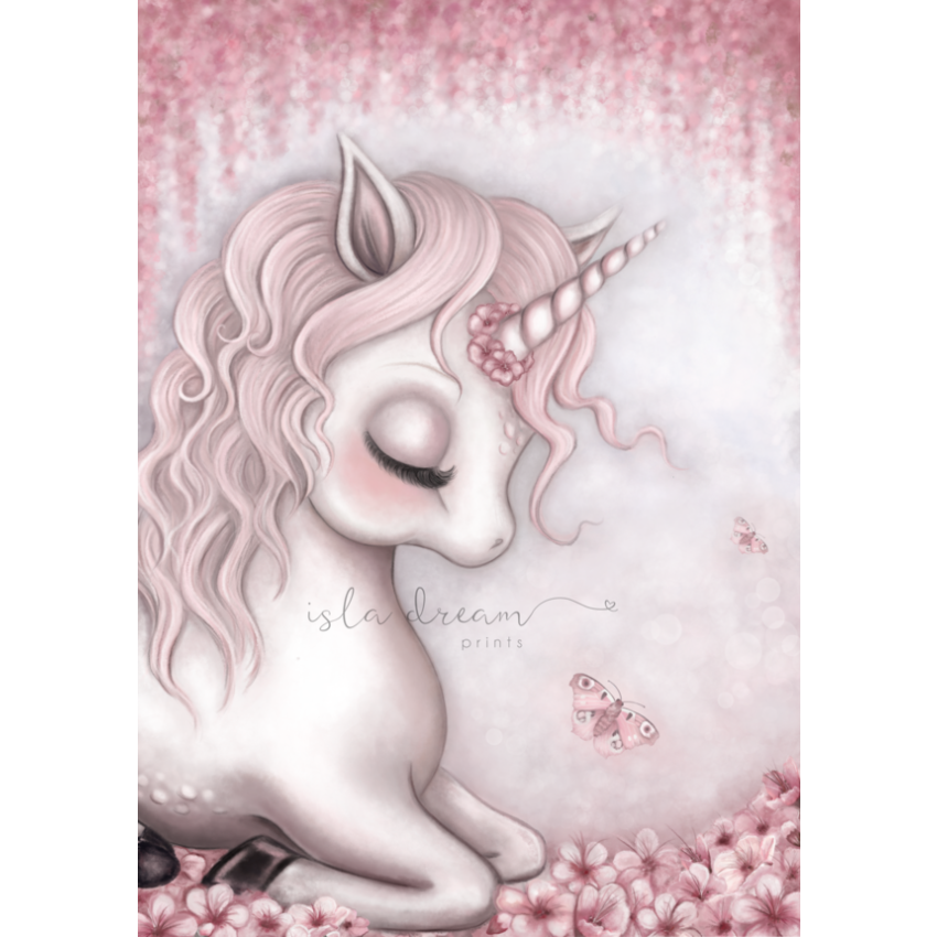 Isla Dream Prints - Poster Aubry Unicorn