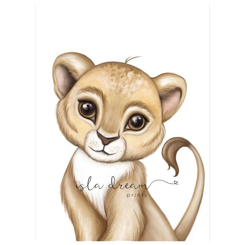 Isla Dream Prints - Poster Zeust the Lion