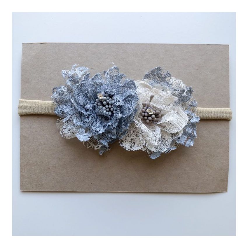 Lunas Treasure - Bluebelle big Blossom Stirnband