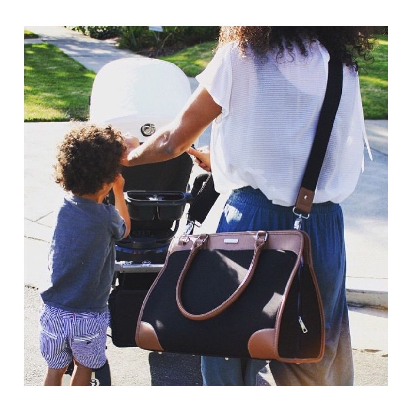 little unicorn - Wickeltasche Minifest schwarz