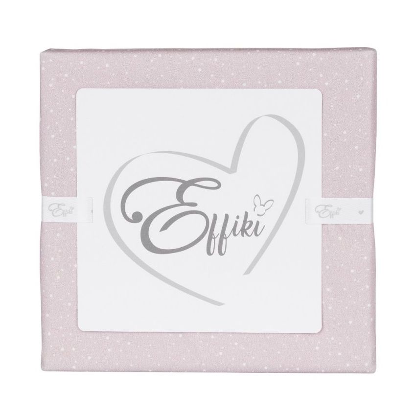 Effiki - Spanntuch Altrosa Punkte