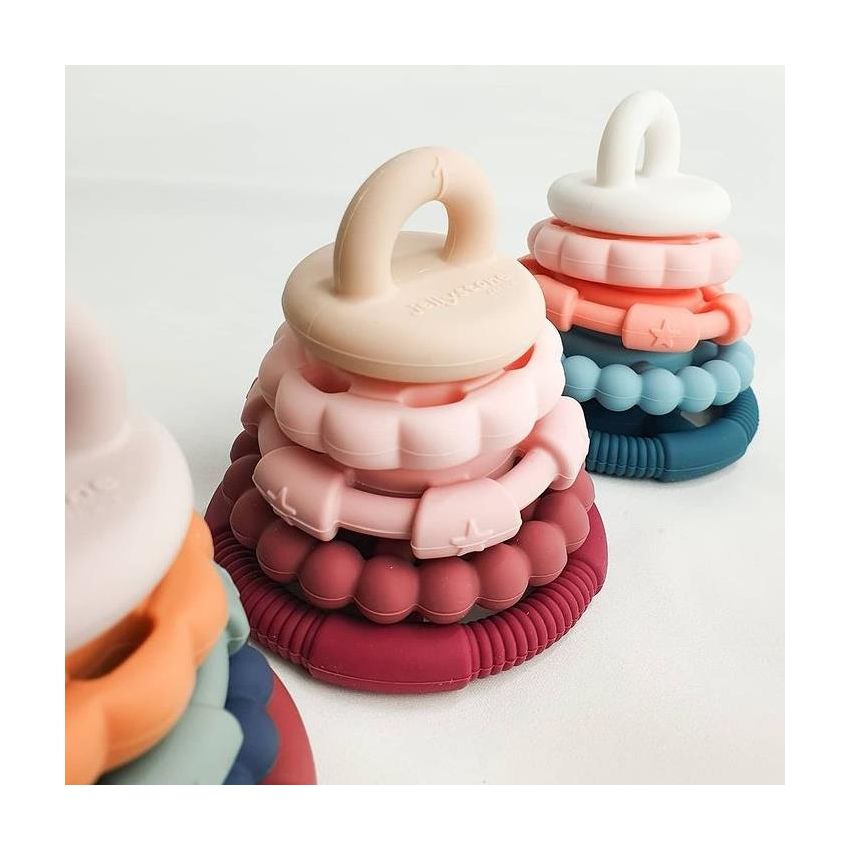 jellystone designs - Stapelturm Ringe Dusty Pink