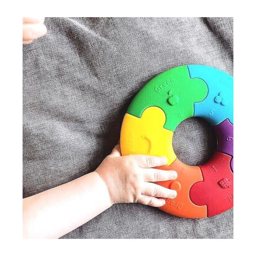 jellystone designs - Farbenrad Kau- und Lern Puzzle Neon