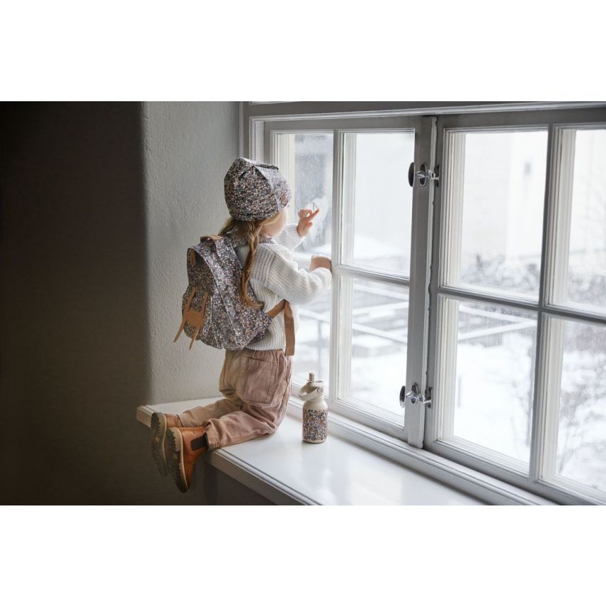 Elodie - Backpack Mini Blue Garden