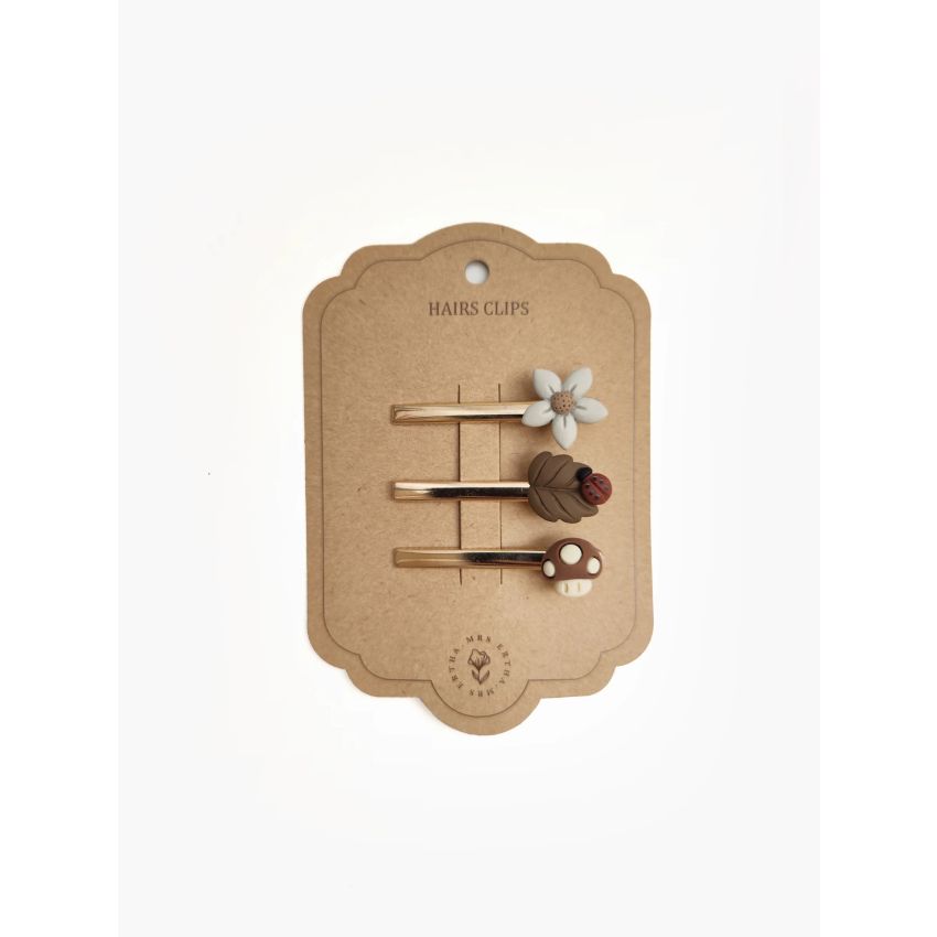 Mrs Ertha - Haarclips Pilz Blume