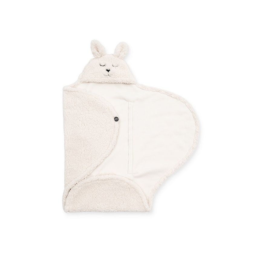 Jollein - Kuschelwrap Plüsch Bunny Off White
