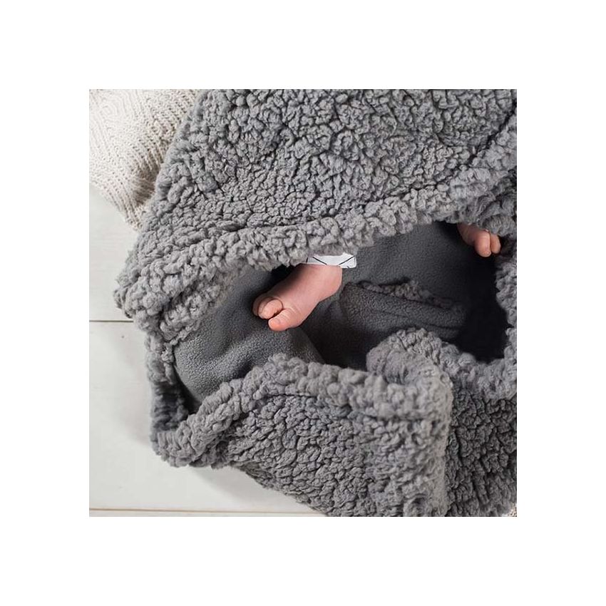 Jollein - Kuschelwrap Plüsch Bunny Storm Grey
