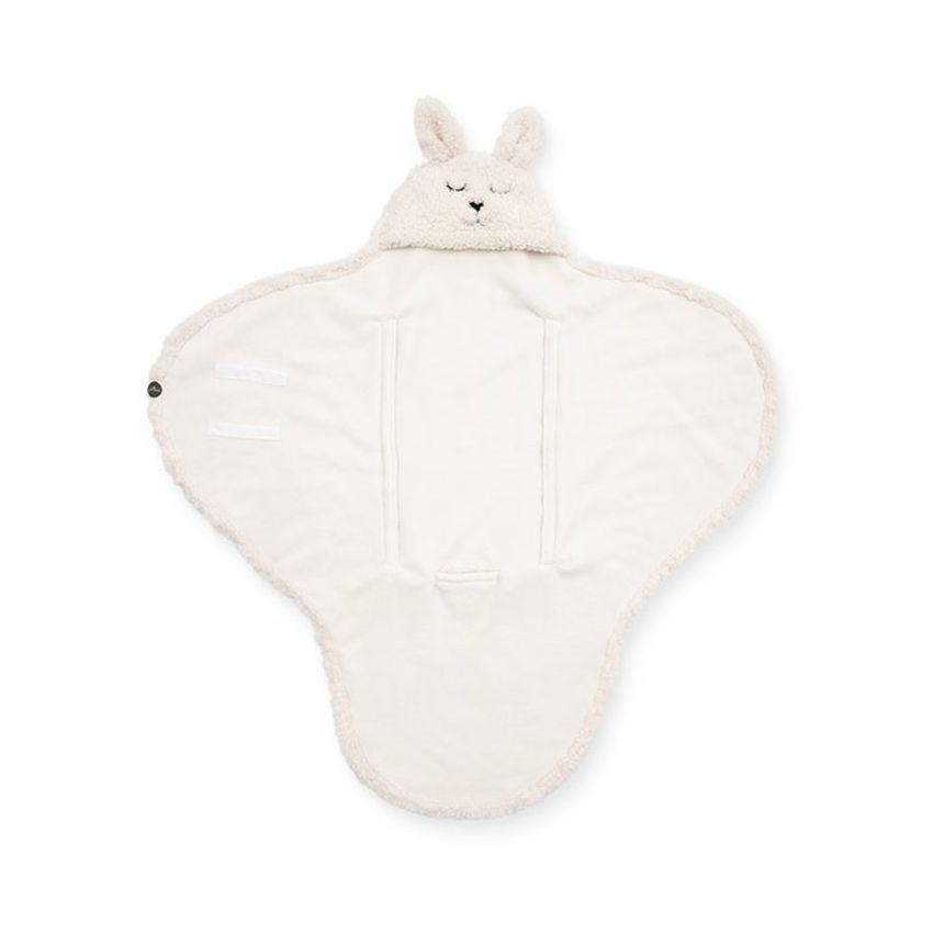 Jollein - Kuschelwrap Plüsch Bunny Off White