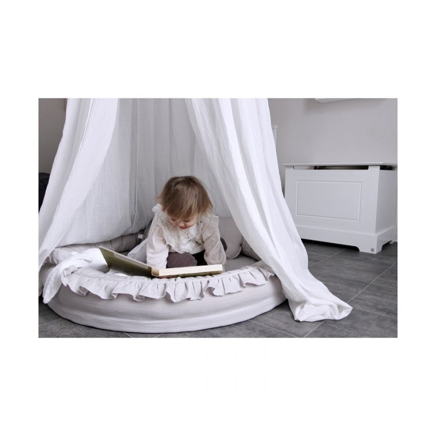 Cotton & Sweets - Baldachin pure Nature weiss Leinen