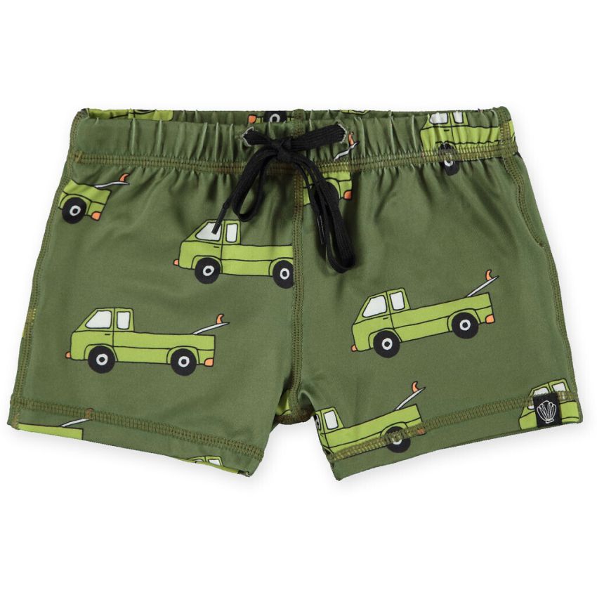Beach & Bandits - UV Badeshorts Auto Grün