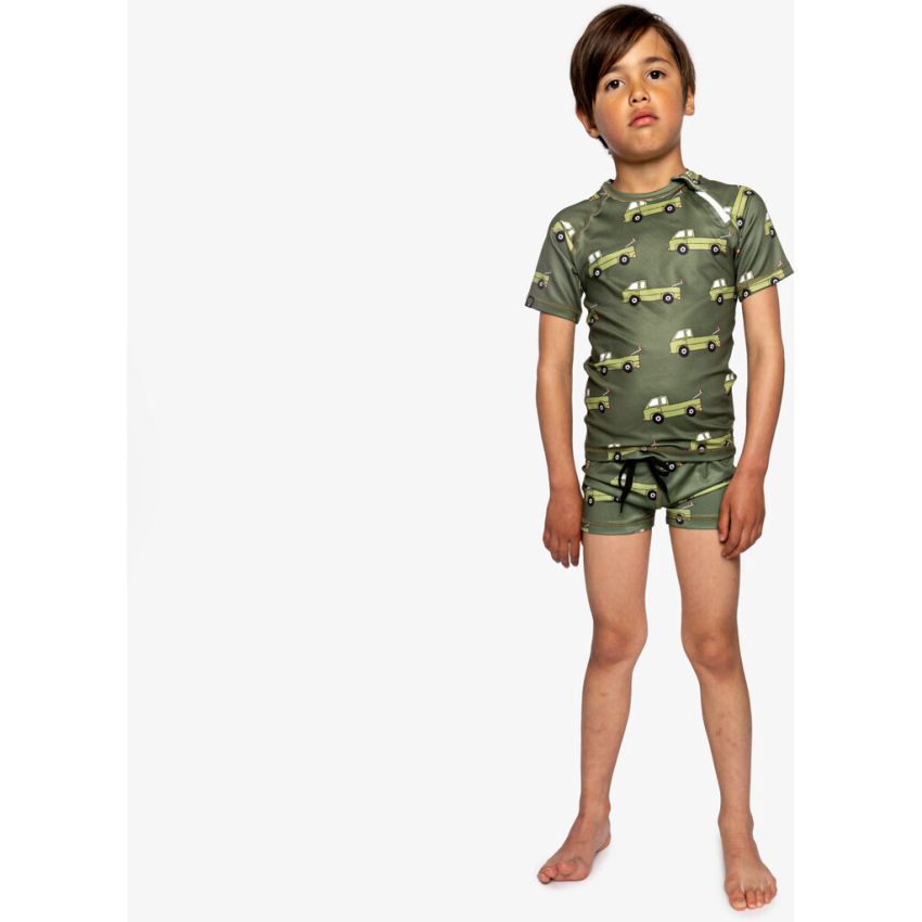 Beach & Bandits - UV Badeshirt Auto Grün