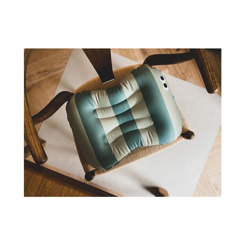 NOUI NOUI - Sitzkissen Streifen Mint - Dark Mint