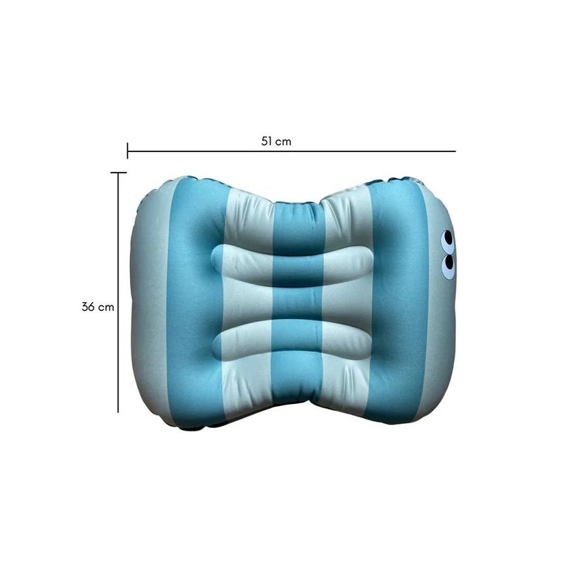NOUI NOUI - Sitzkissen Streifen Mint - Dark Mint