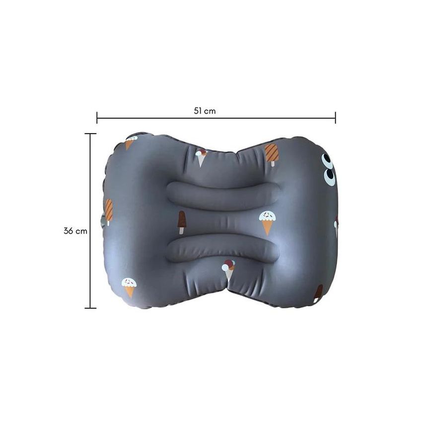 NOUI NOUI - Sitzkissen Ice Cream Anthracite