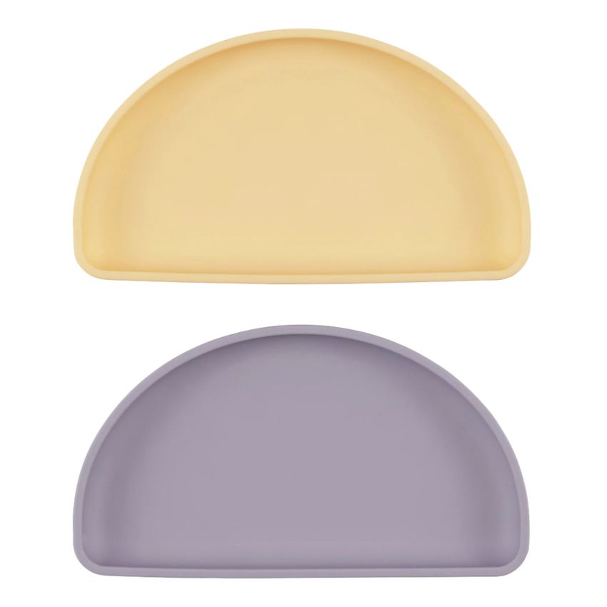 Lille Vilde - Tellerset Halbmond Lila - Gelb