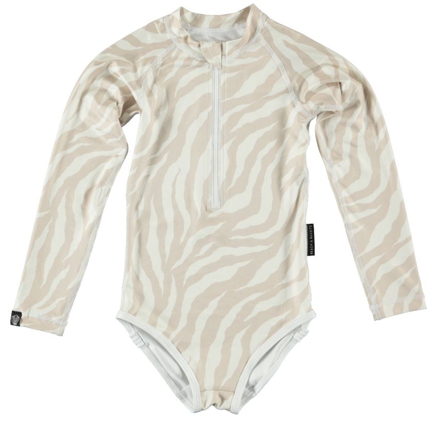 Beach & Bandits - UV Badeanzug Tiger Beige