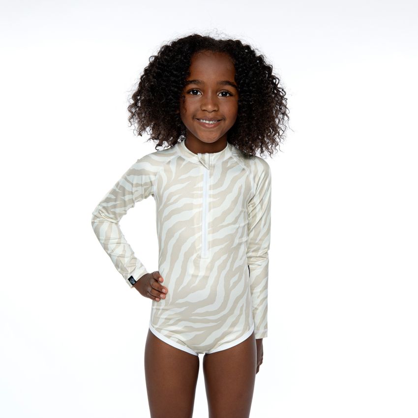 Beach & Bandits - UV Badeanzug Tiger Beige