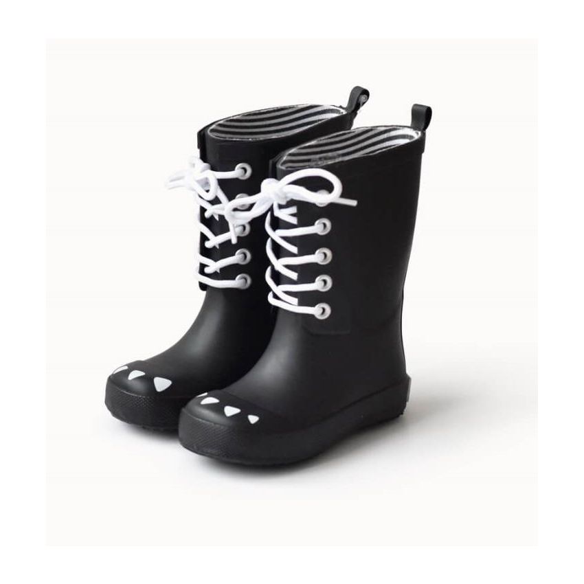 Boxbo - Regenstiefel Kerran Black geschnürt