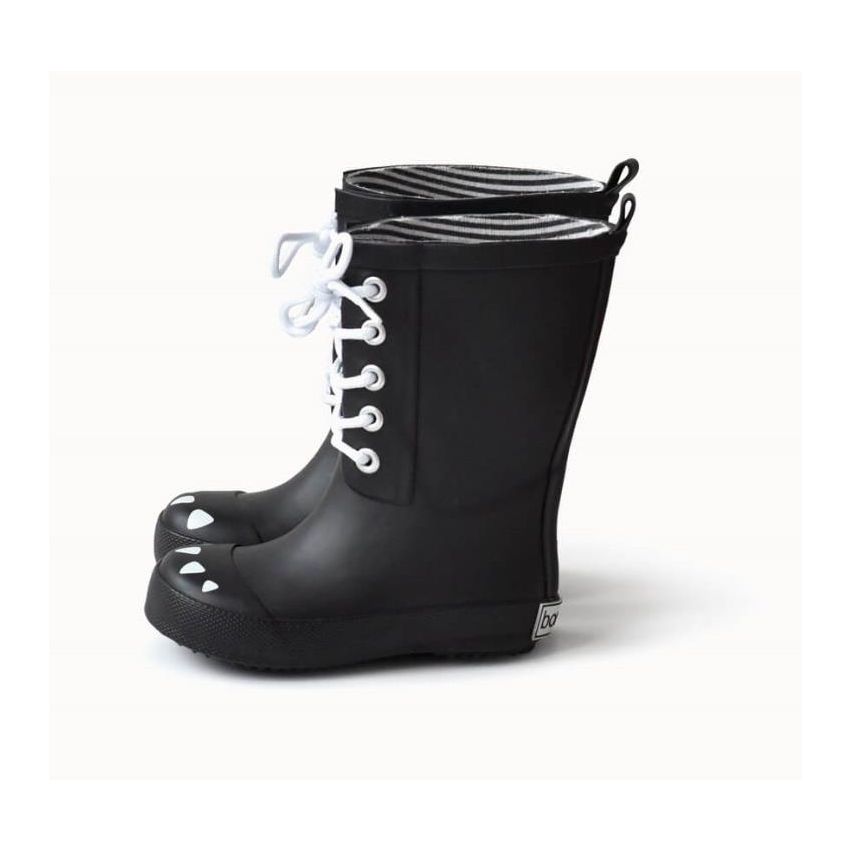 Boxbo - Regenstiefel Kerran Black geschnürt